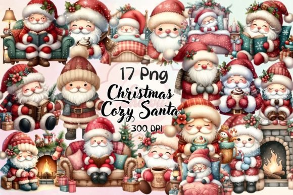Christmas Cozy Santa Clipart: A Designer’s Review