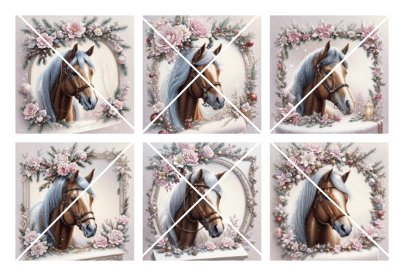 Cute Christmas Horse Illustrations Review