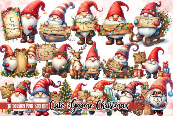 Cute Gnome Christmas Watercolor Clipart: Designer Review
