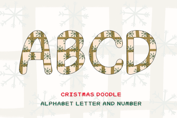 Review: Christmas Doodle Alphabet Letter 5 Illustrations