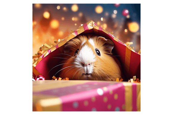 Review: Christmas Guinea Pig Broken Wall 1 Illustrations