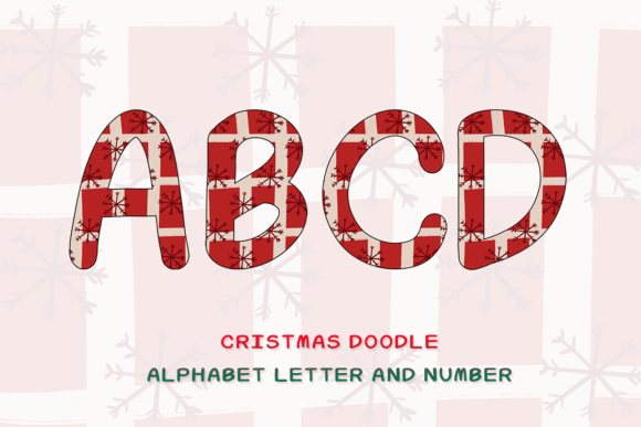Reviewing Christmas Doodle Alphabet Letter 16
