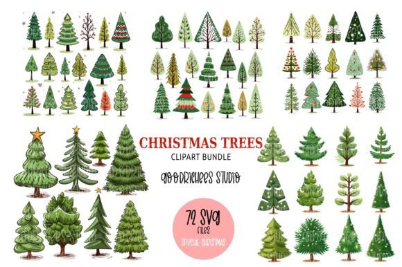 Tree Christmas Sublimation Graphic: Illustrations Review